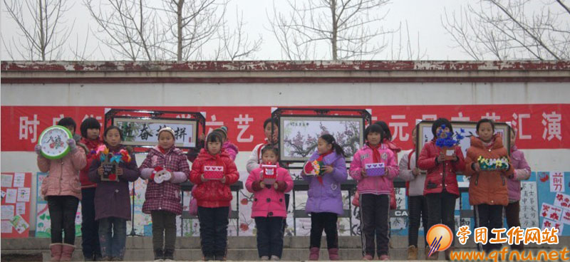 12.21第六期时庄中学义务教学之庆元旦汇演举行3