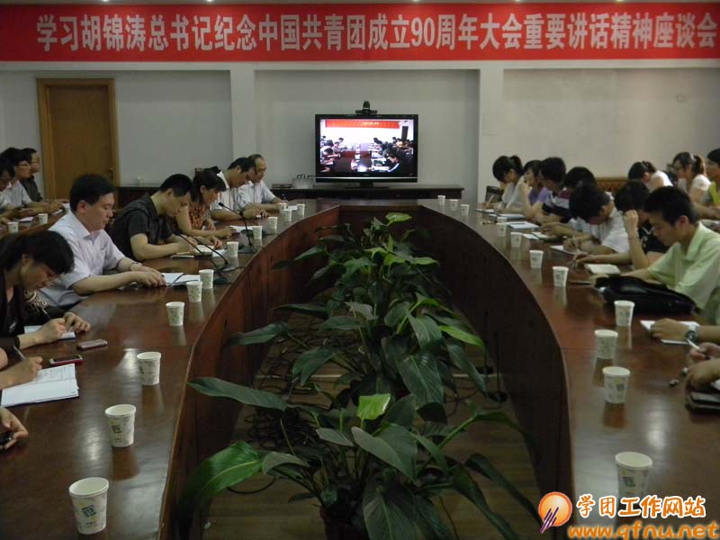 学团系统召开座谈会学习贯彻胡锦涛总书记五四讲话精神2
