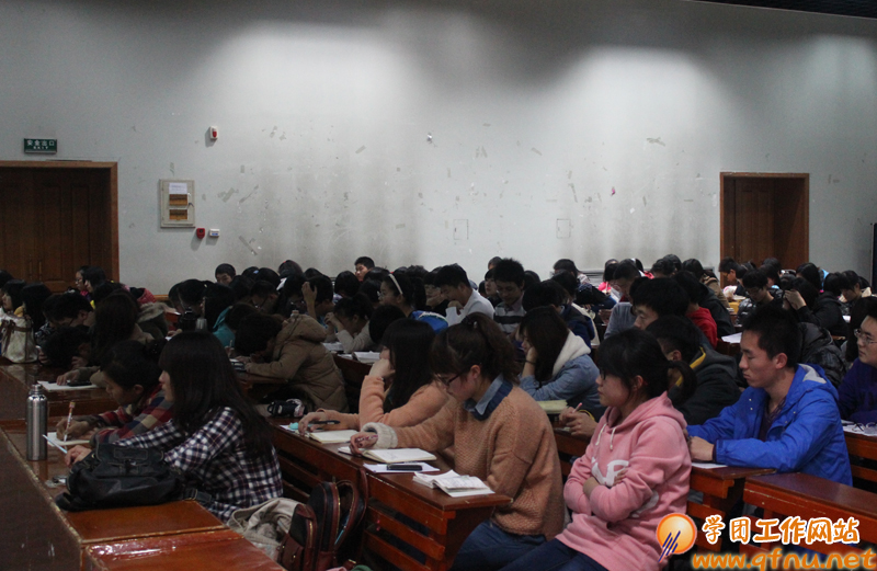 12.2我校学生干部理论培训班暨第二十二期业余团校培训活动举办1